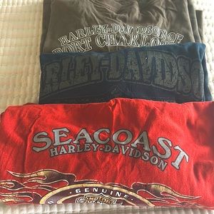 Men’s Large Harley Davidson T-shirts. Like new condition.